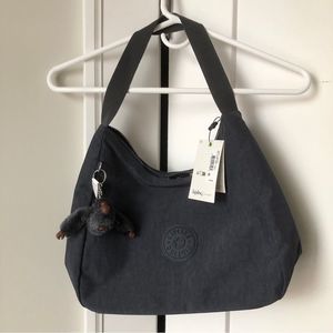 NEW Kipling Women's Isidora Shoulder Bag Night Grey Tonal 2023-12c10